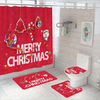 Set de baño temático navideño