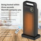 Calefactor eléctrico de 2000 W con mando a distancia y pantalla táctil