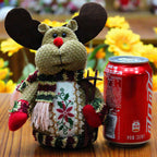 Figura decorativa de Navidad de fieltro – muñeco de nieve, reno o Papá Noel