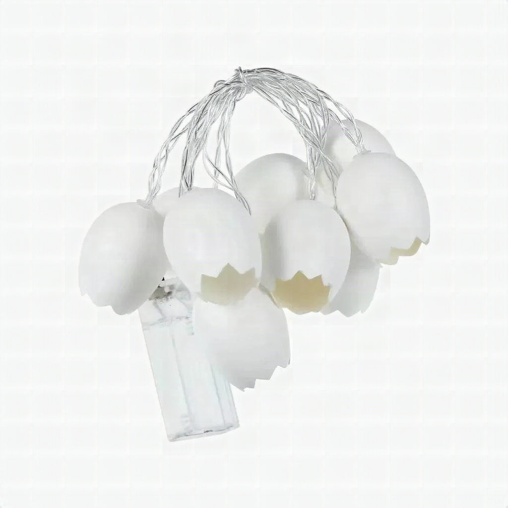 Guirnalda de luces LED con huevos de Pascua decorativos