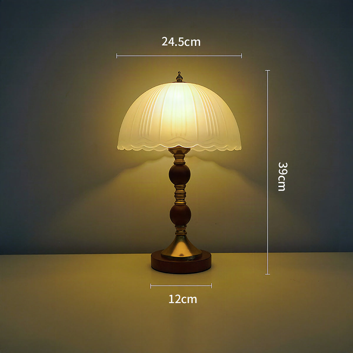 Lámpara de mesa vintage