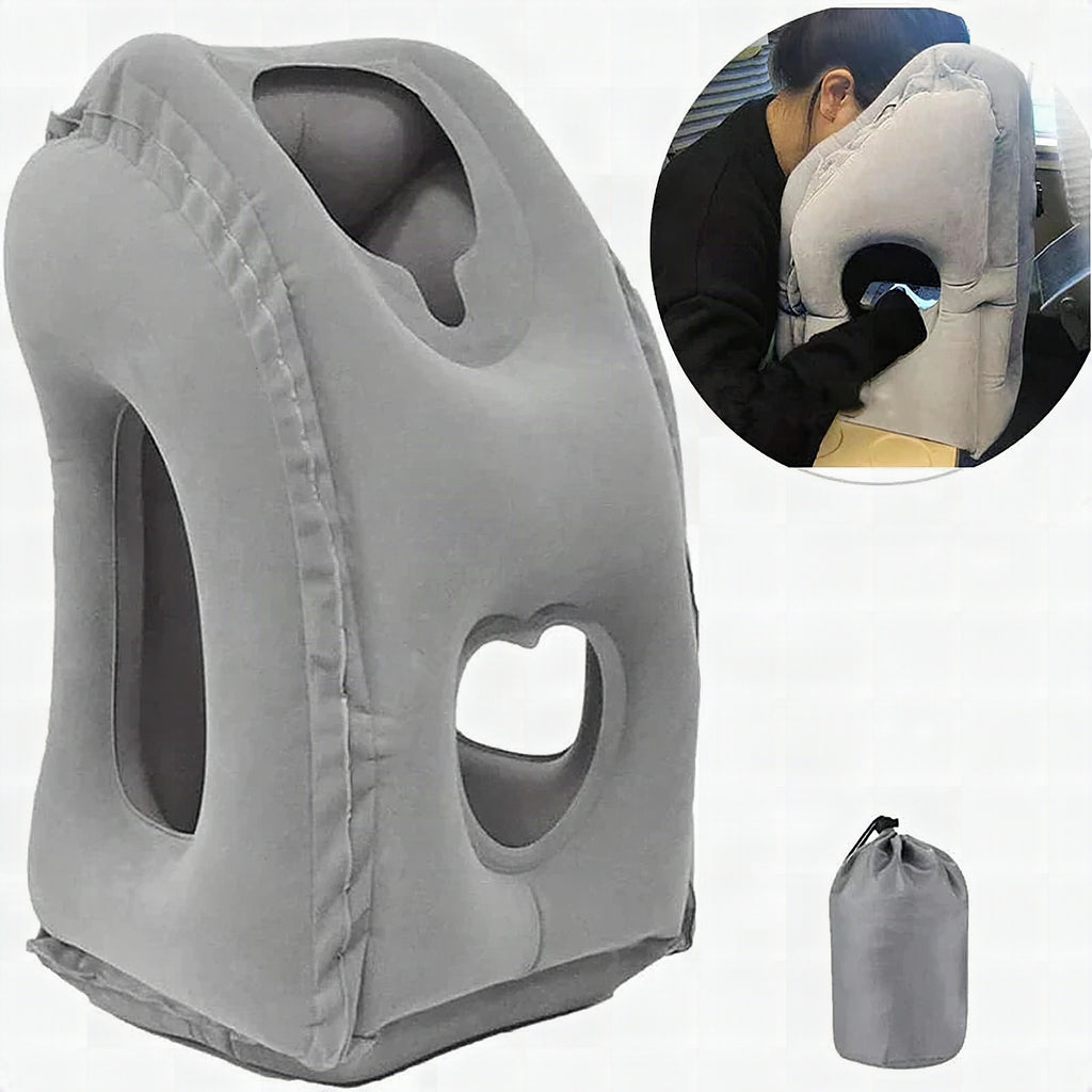 Almohada de viaje ergonómica ComfortRest para cuello y cabeza