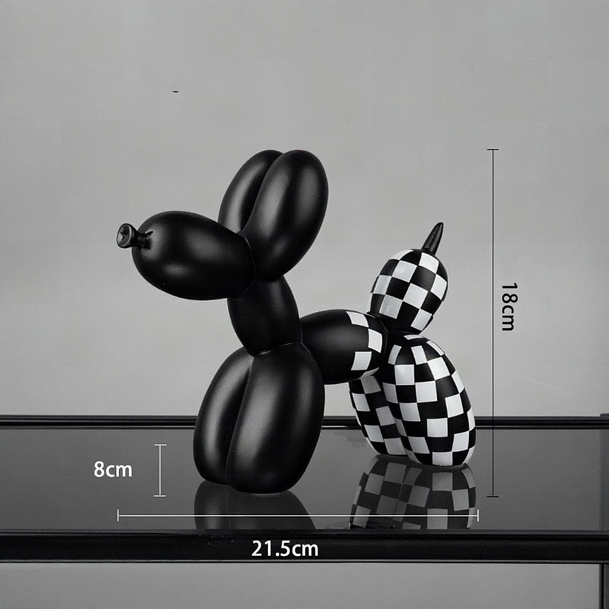 Perro globo decorativo de resina estilo nórdico