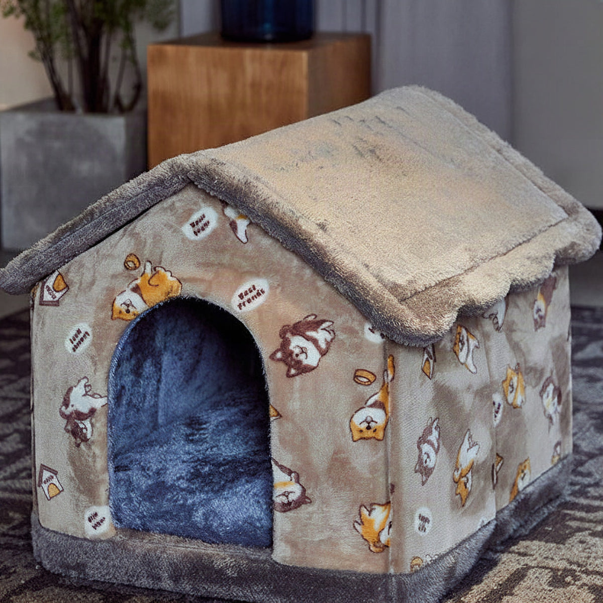 Caseta plegable para perros y gatos