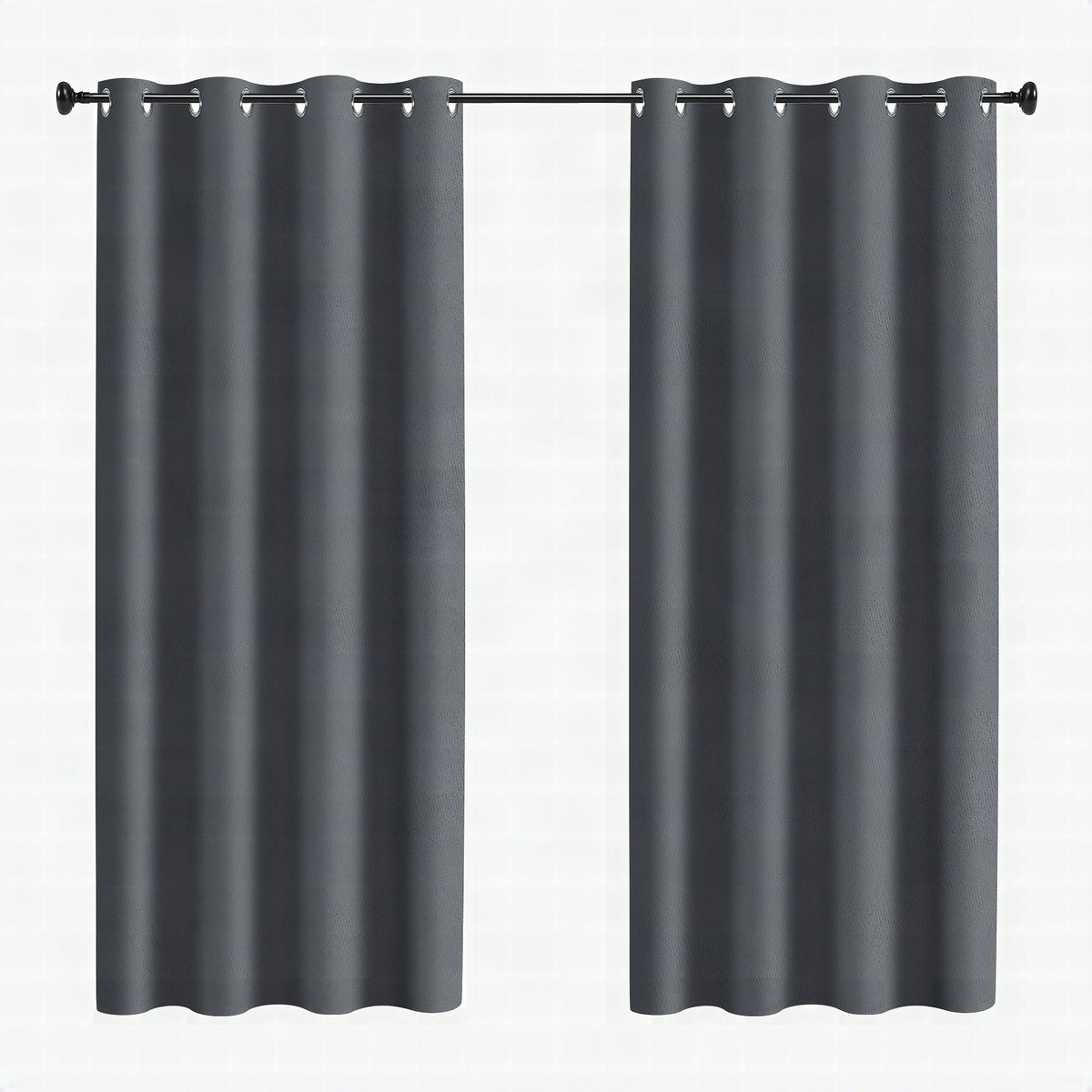 Cortina exterior impermeable con ojales