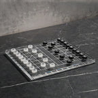 Juego de mesa transparente moderno