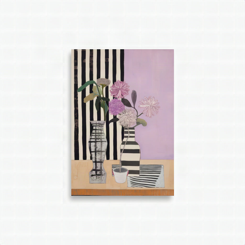 Póster decorativo con rayas
