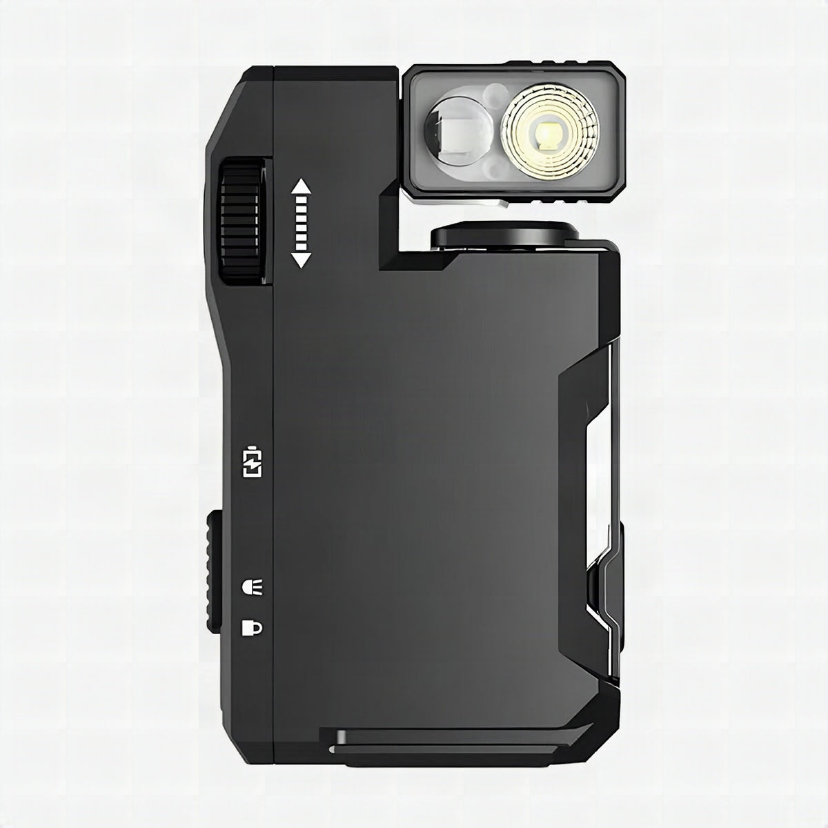Linterna mini portátil con cabezal giratorio