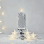 Vela LED elegante para noches de Navidad acogedoras