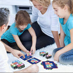 Juego de bloques de patrones para aprendizaje creativo