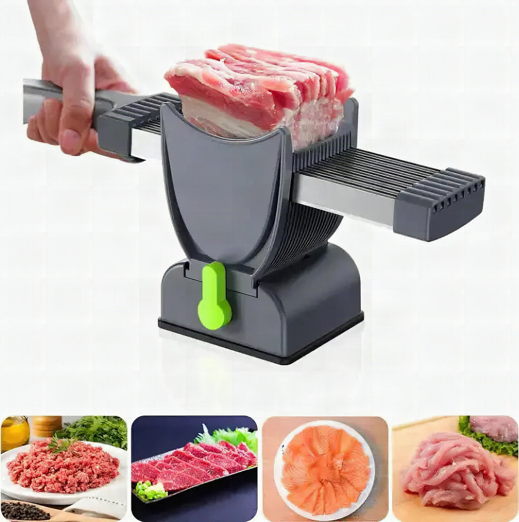 Cortador de carne fresca con 17 cuchillas ajustables
