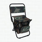 Silla plegable con respaldo y nevera integrada