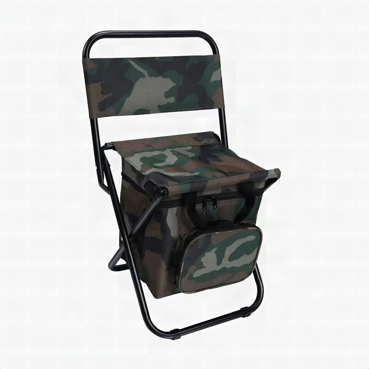 Silla plegable con respaldo y nevera integrada