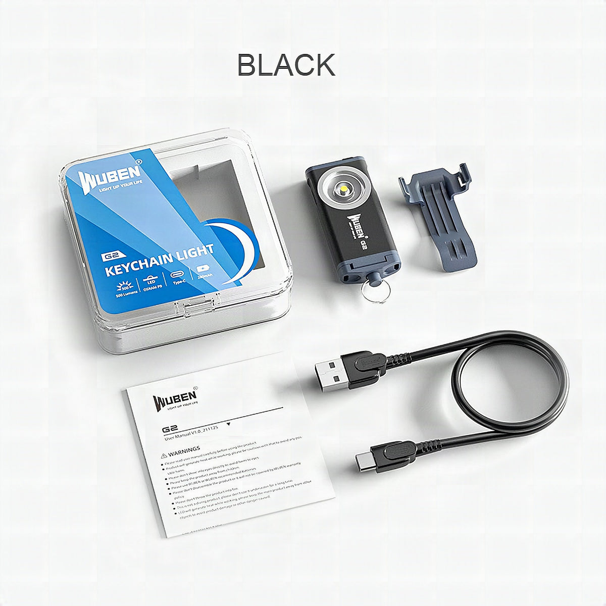 Linterna mini recargable portátil con luz potente