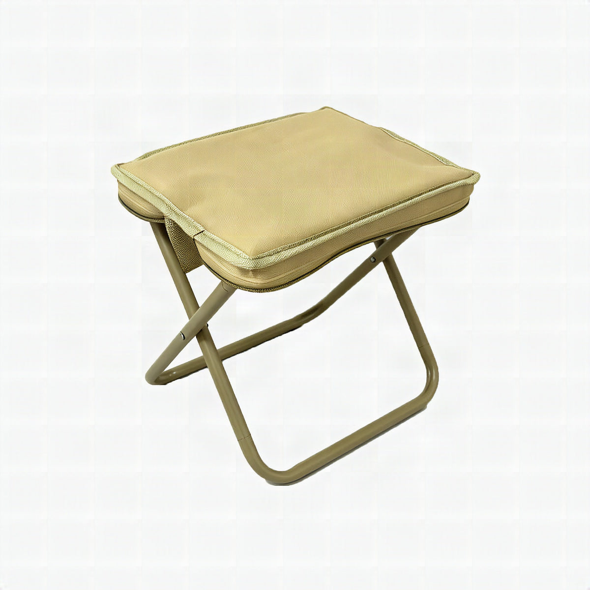 Taburete plegable con asiento acolchado