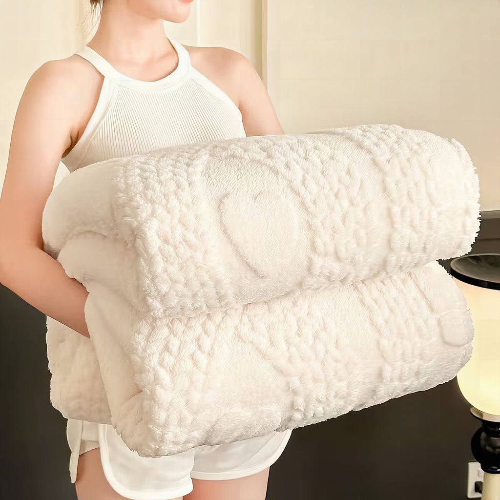 Manta decorativa de lujo para sofá y cama