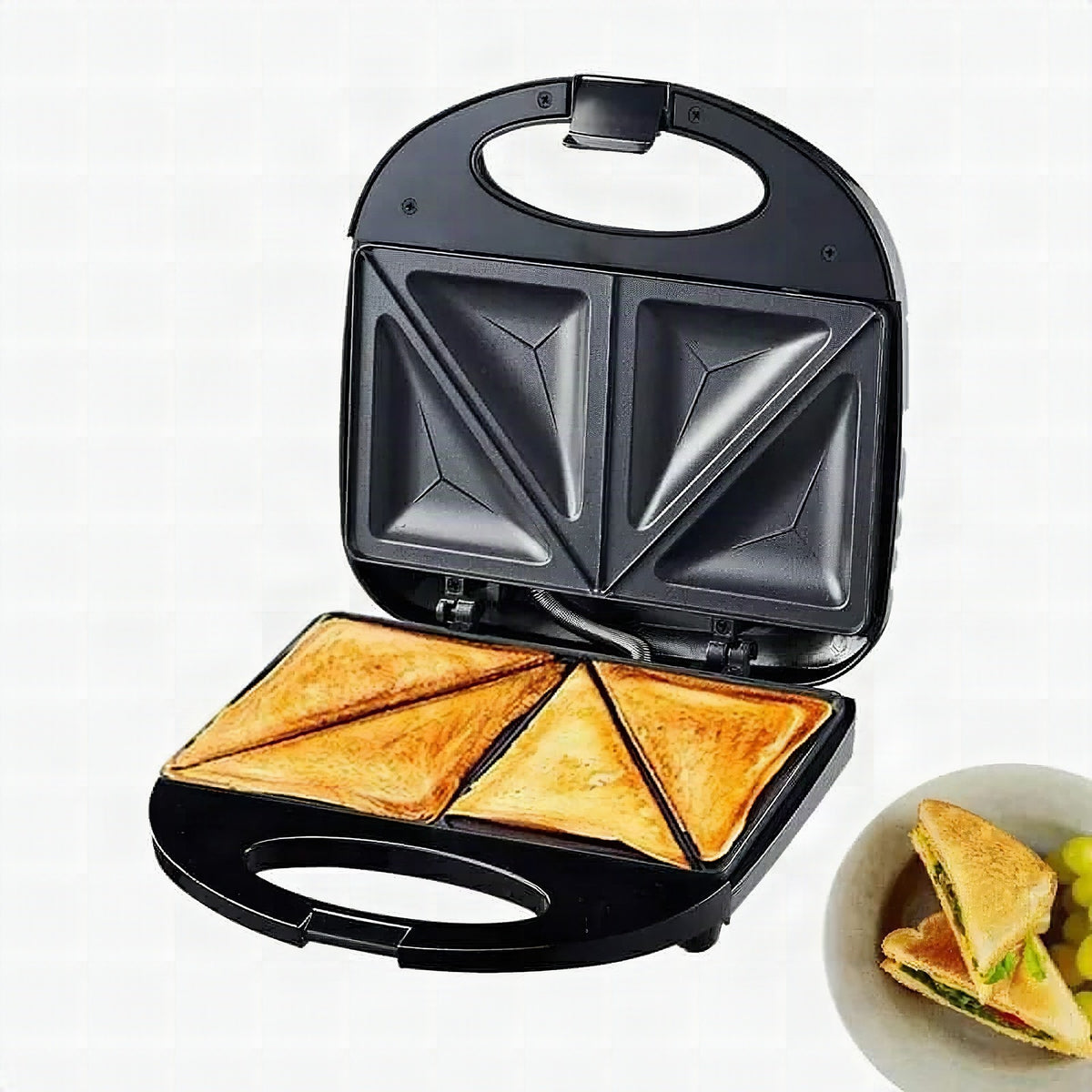Sandwichera eléctrica de 2 rebanadas