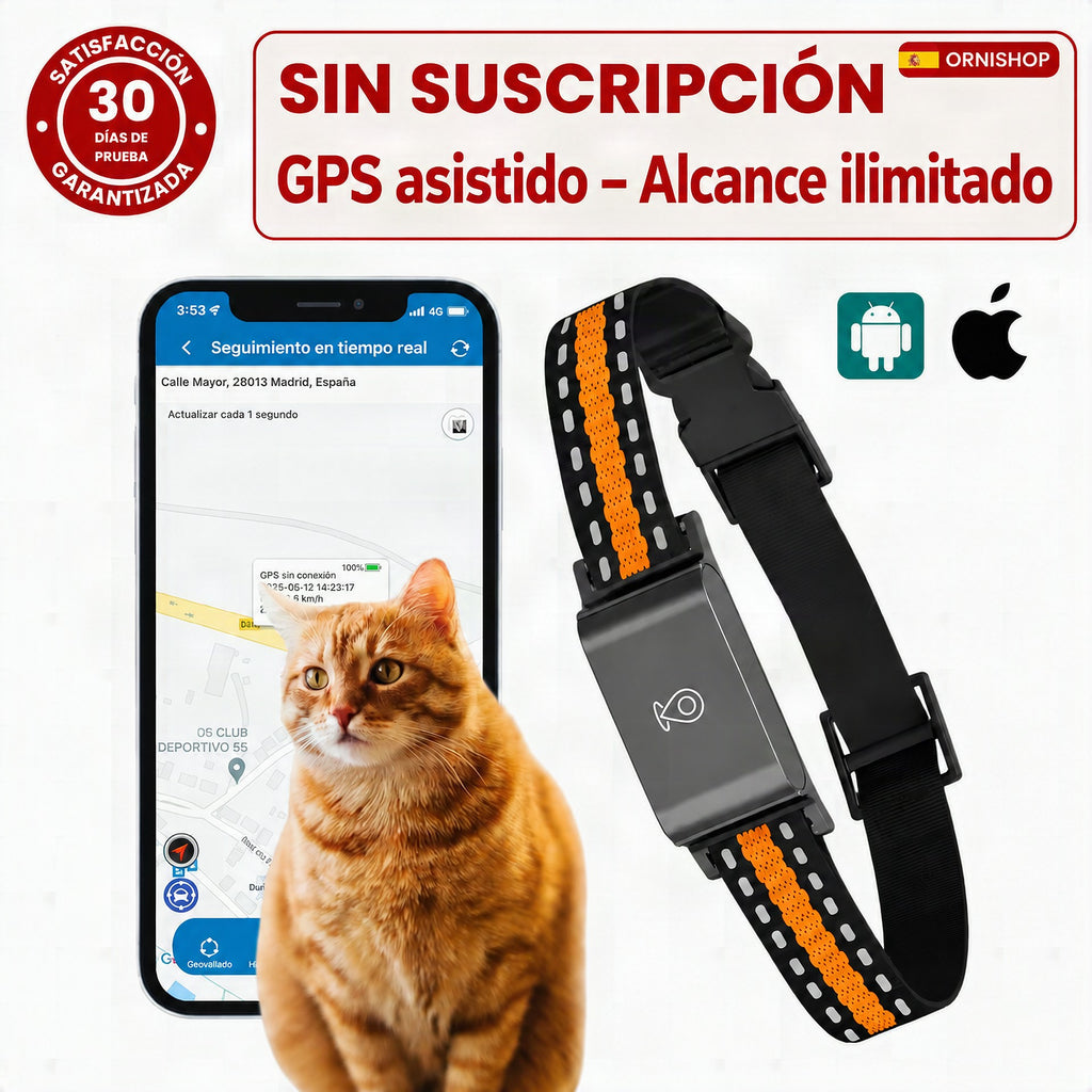 Localizador GPS para Mascotas – Sin Cuotas Mensuales y Alcance Global