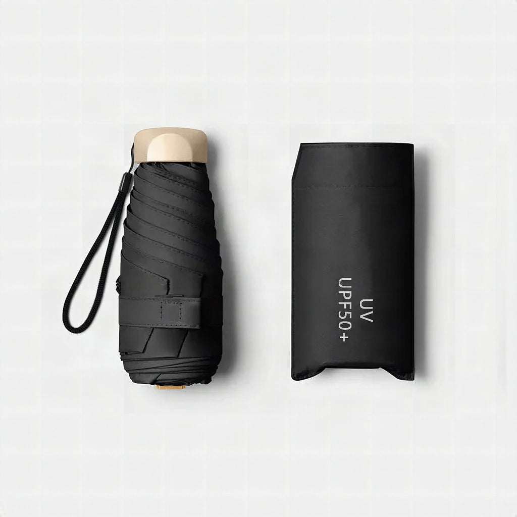 Paraguas mini Solivio con protección UV y resistencia al viento