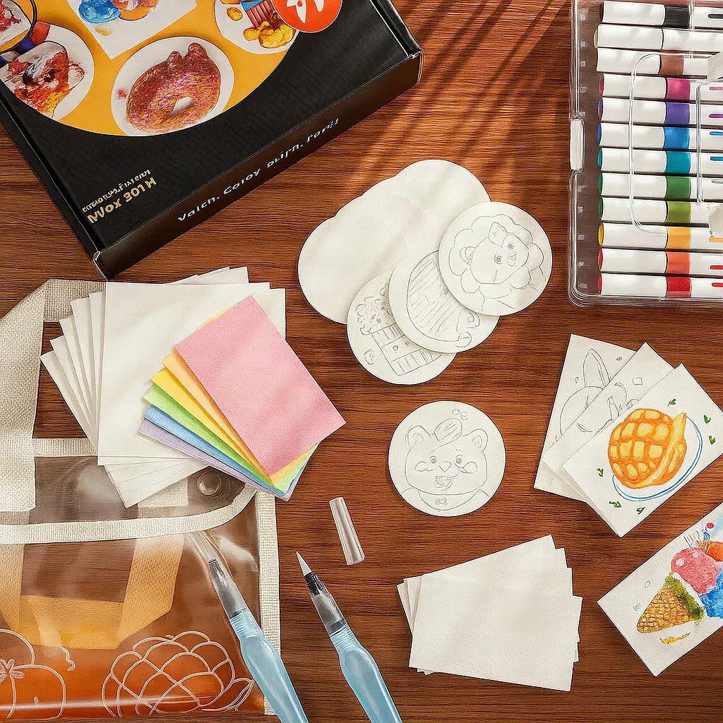 Set de pintura 3D con textura de espuma para obras vibrantes