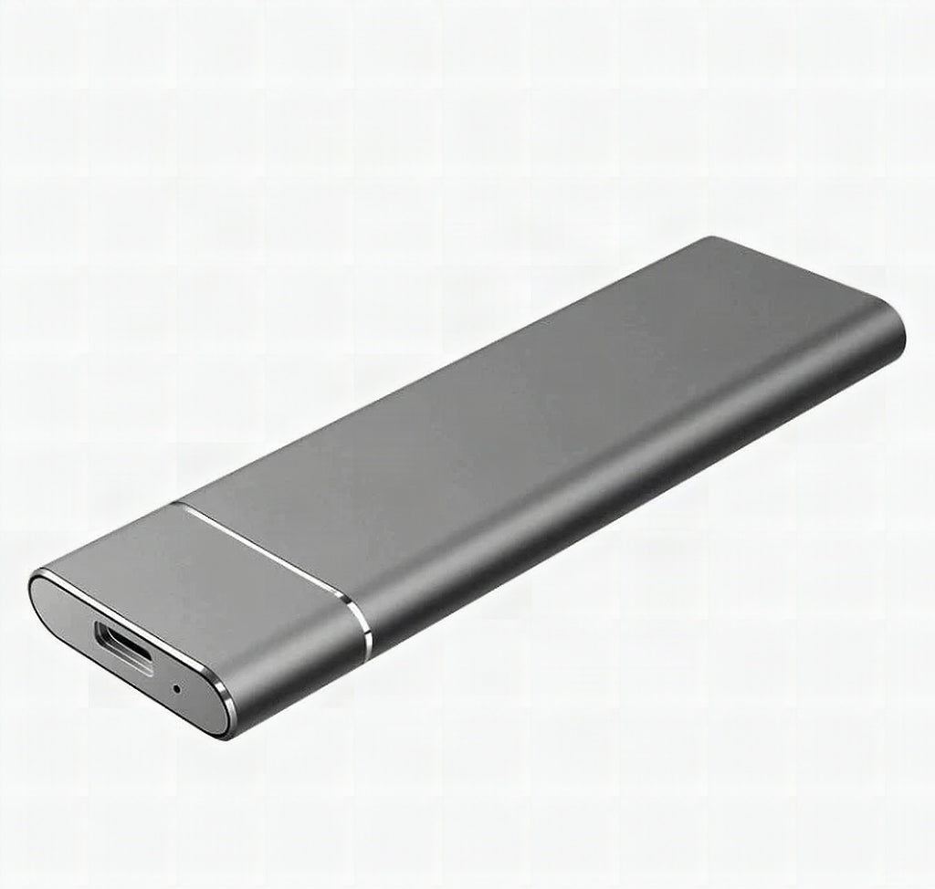Disco duro externo portátil de 8 TB con alta velocidad de transferencia y carcasa de aluminio resistente