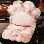 Cojín de asiento con forma de patita de gato