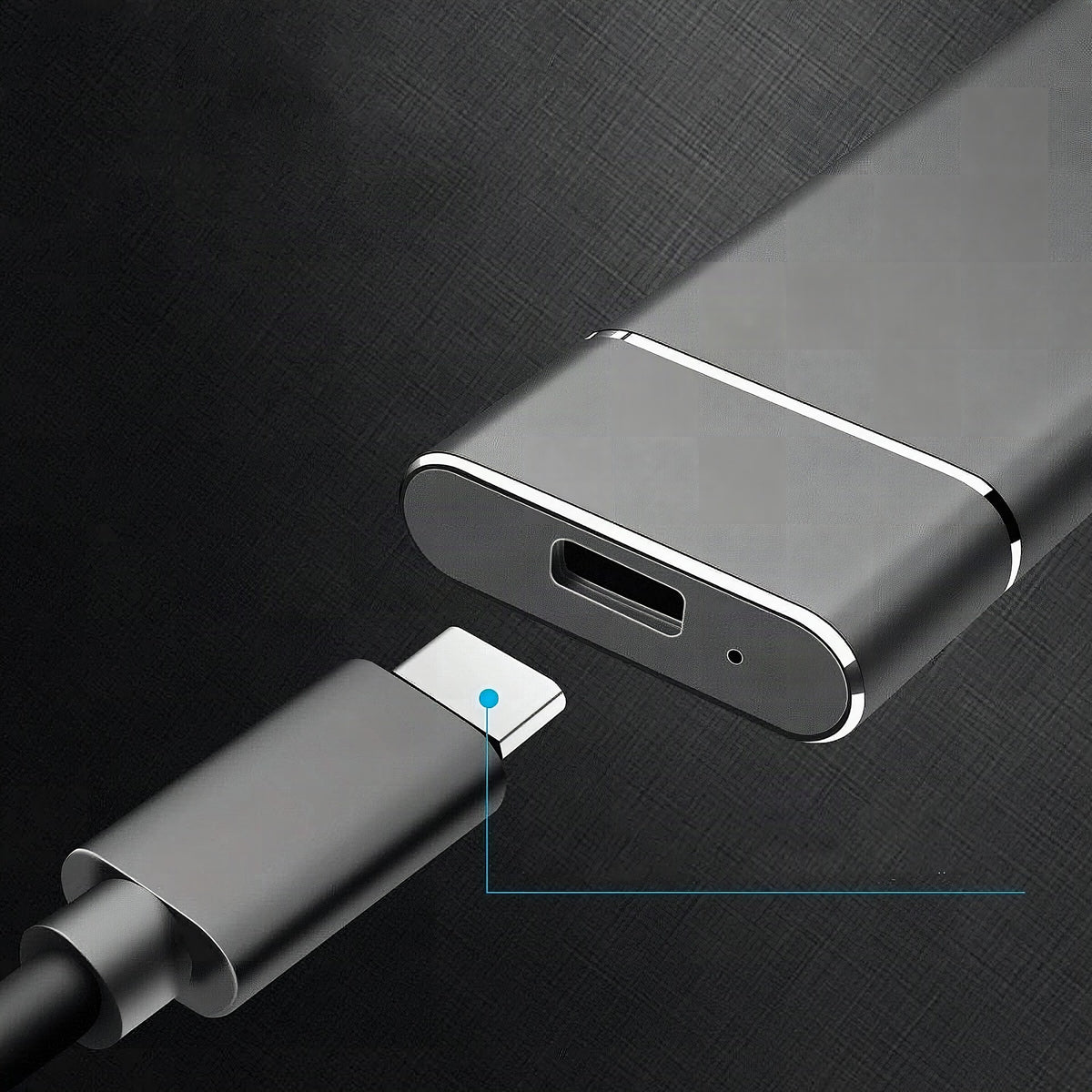 Disco duro externo SSD portátil de 8 TB con USB 3.1 para transferencias rápidas de archivos – Diseño ligero y compacto