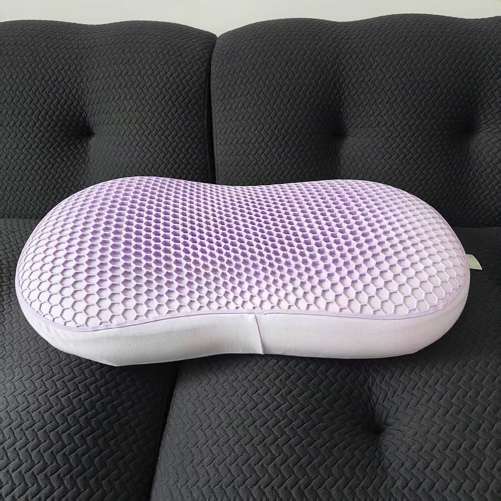 Almohada ergonómica de contorno con superficie transpirable
