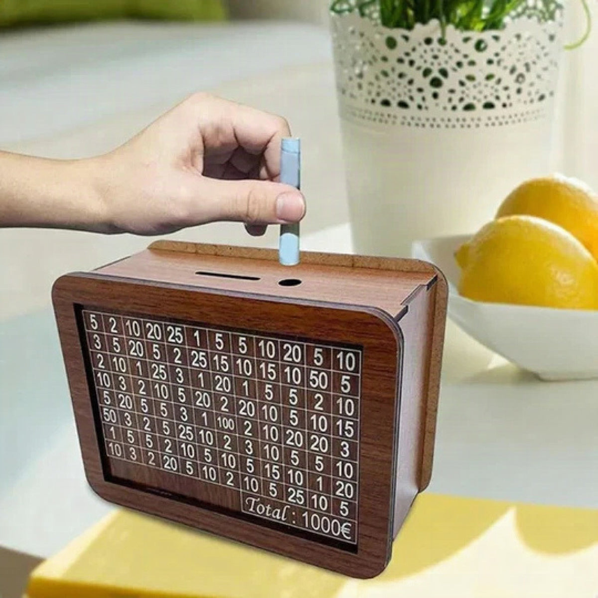Hucha digital con contador LCD integrado