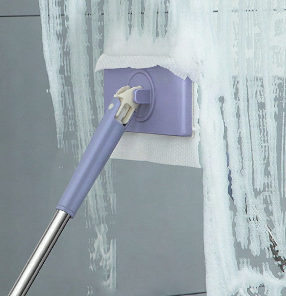 Fregona multifuncional con pinza para bayetas desechables