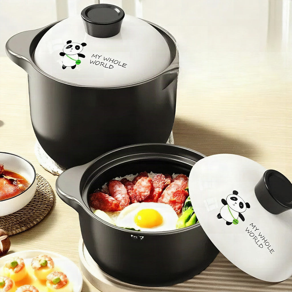 Sartén antiadherente con diseño de panda estilo japonés