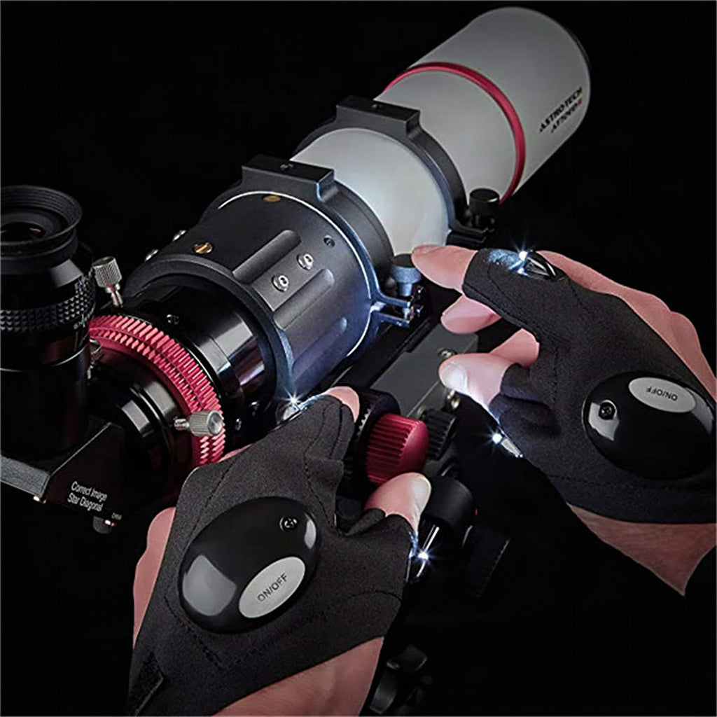 Guantes LED con luces impermeables
