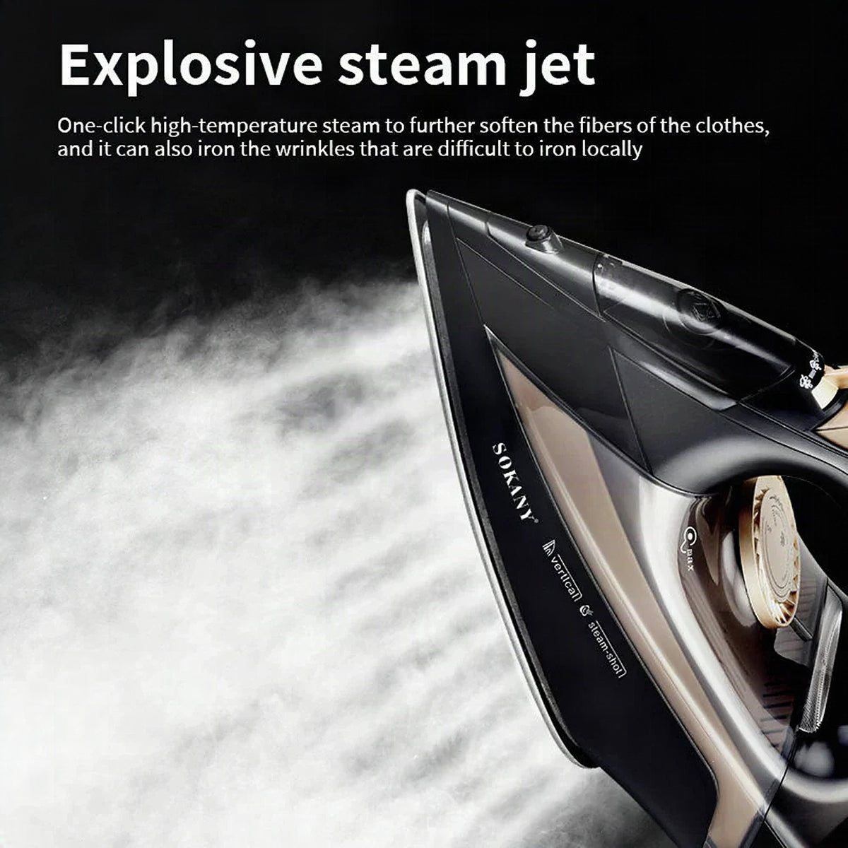 Plancha de vapor inalámbrica SteamPro