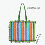 Bolso tote colorido de material sostenible