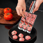 Molde para albóndigas perfectas con cuchara de acero inoxidable