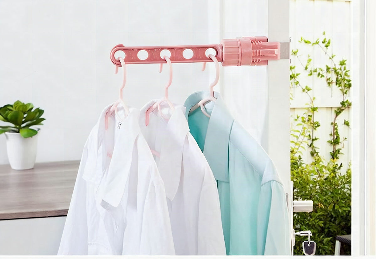 Tendedero de ventana con 5 ganchos