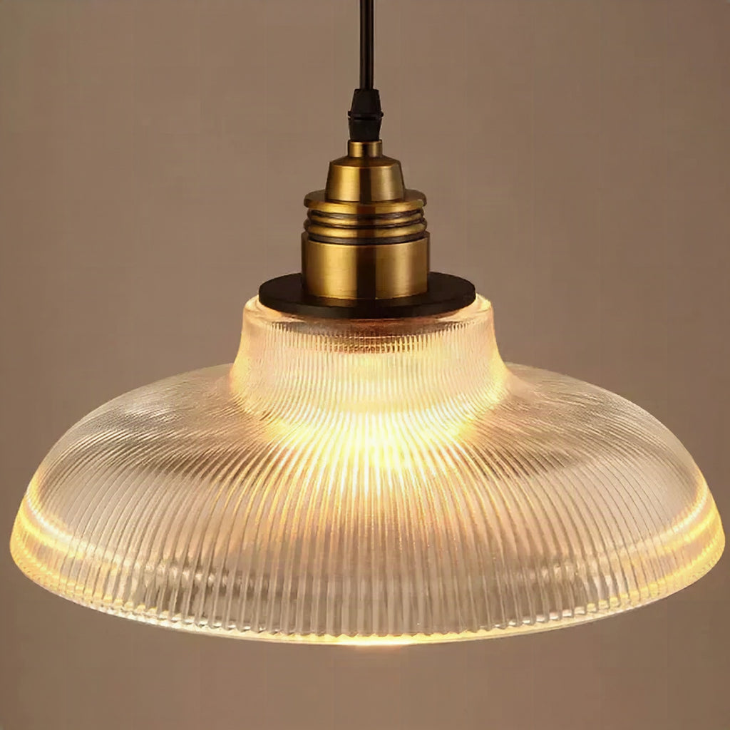 Lámpara colgante de cristal con diseño moderno