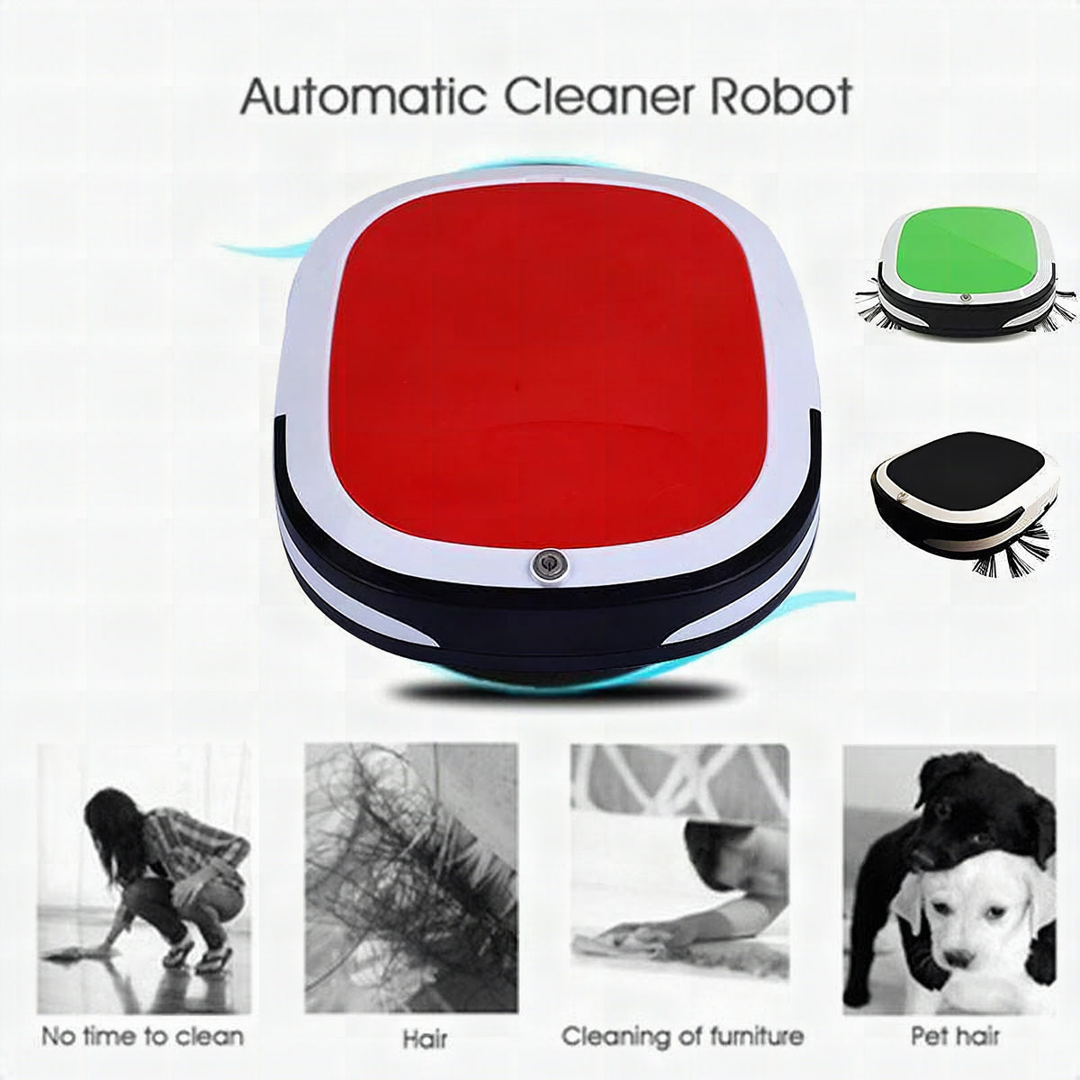 Robot aspirador inteligente de limpieza húmeda y seca