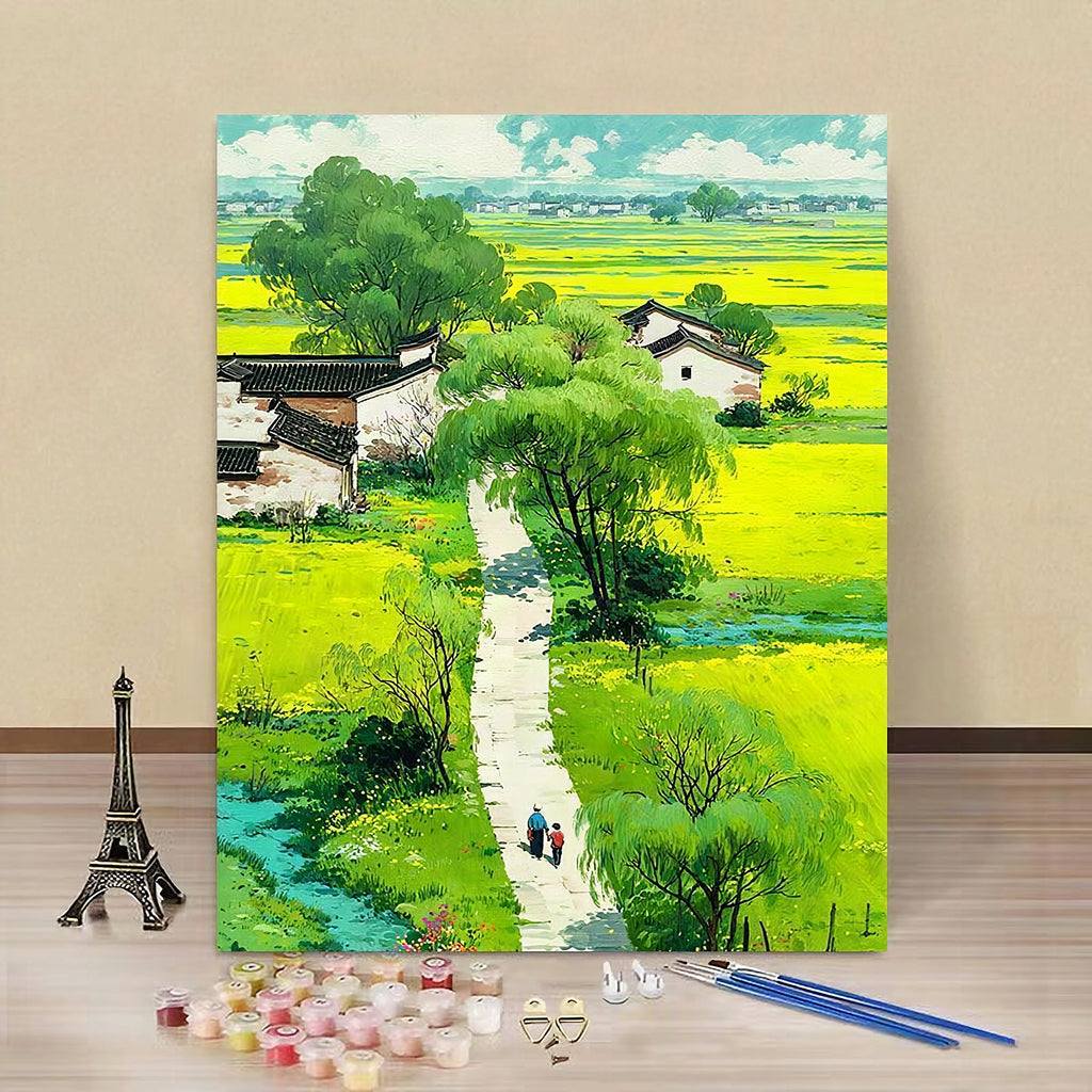 Kit de pintura guiada para adultos y principiantes
