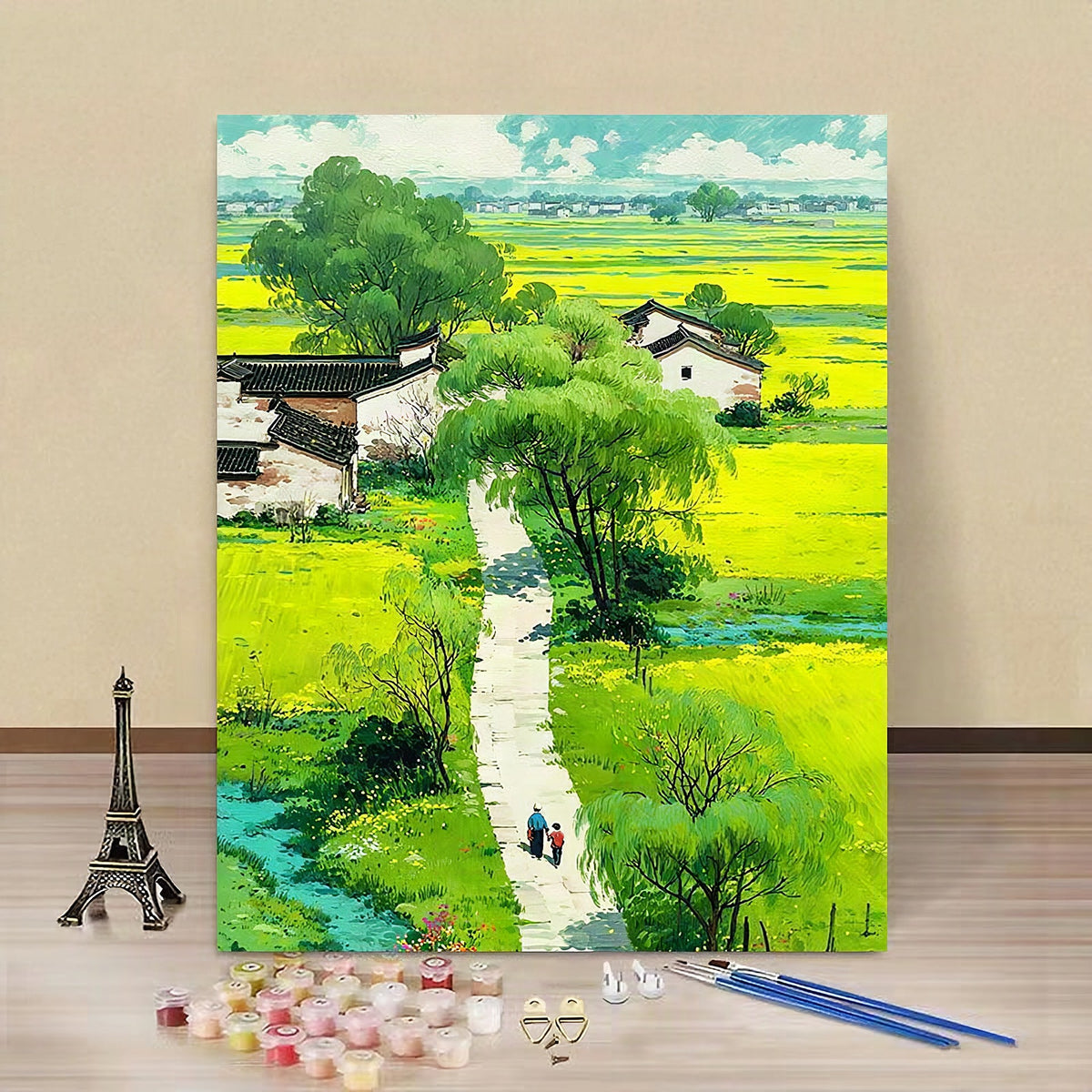 Kit de pintura guiada para adultos y principiantes