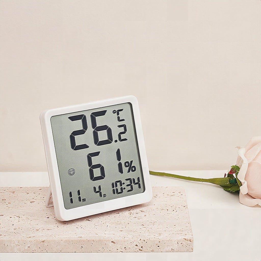 Termohigrómetro digital con pantalla precisa