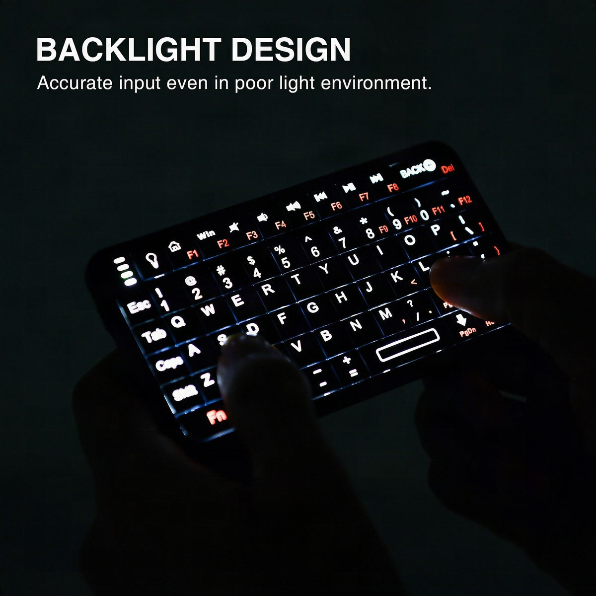 Teclado inalámbrico 2 en 1 Air Keyboard