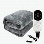 Manta eléctrica calefactable 12 V con control de temperatura y temporizador – 9 niveles de calor