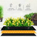 Manta térmica para semilleros con control de temperatura para germinación y crecimiento acelerados