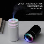 Humidificador portátil para coche 250 ml con difusor de aceites esenciales USB y LED