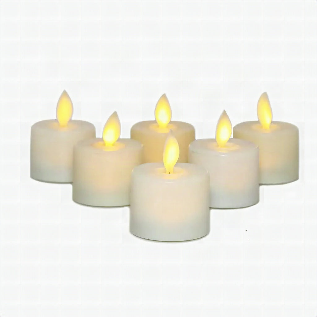 Set de velas LED Aurora con mecha móvil