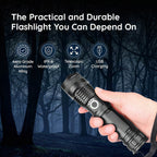 Linterna LED recargable USB de alta potencia