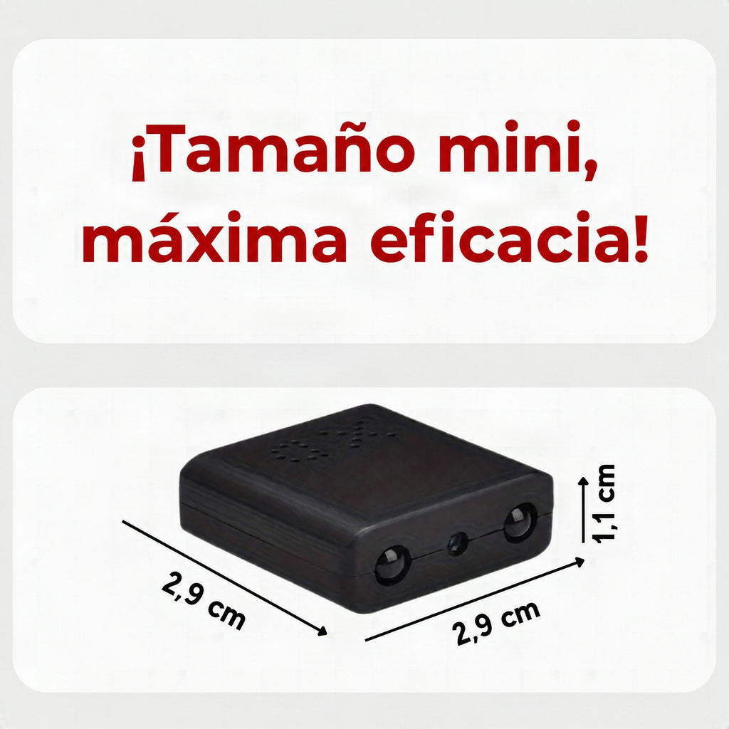 Funciones principales de la cámara espía: detección de movimiento, batería duradera y conexión WiFi