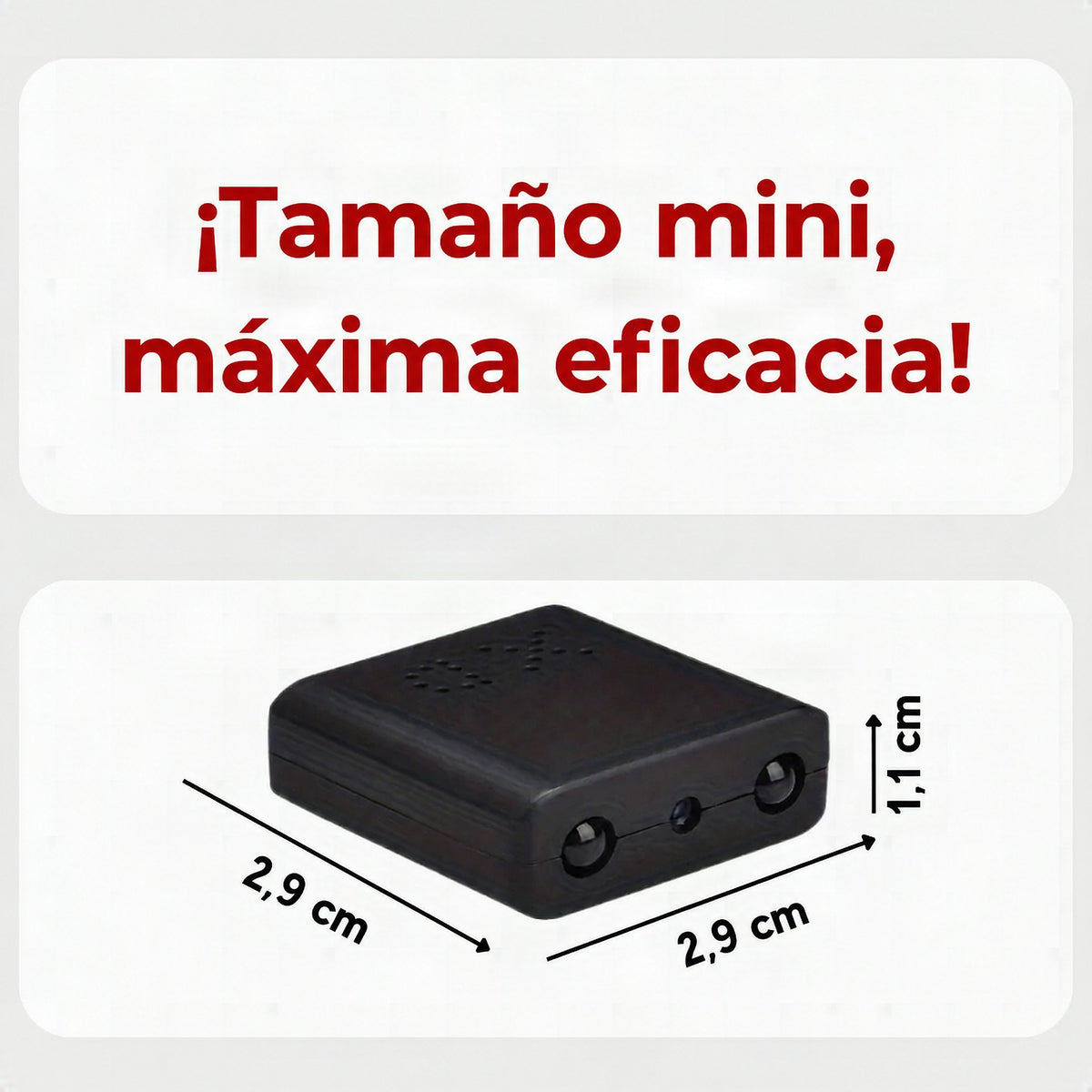 Funciones principales de la cámara espía: detección de movimiento, batería duradera y conexión WiFi