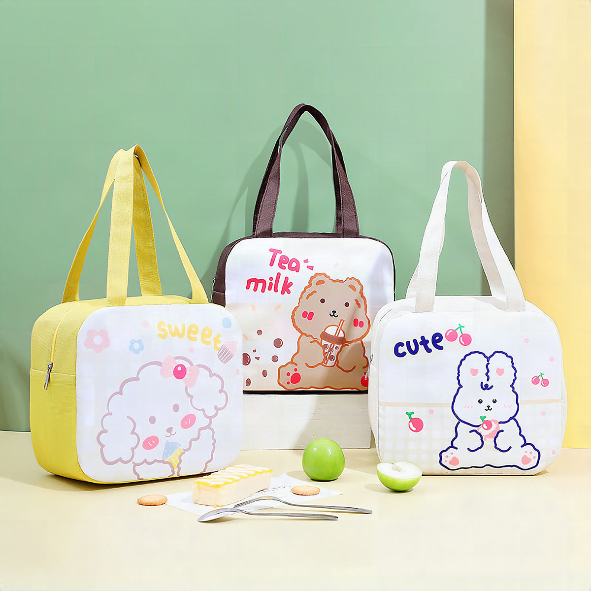 Bolso con estampado de dibujos animados